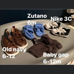 Baby shoe bundle lot